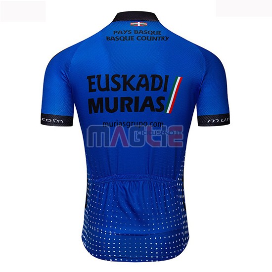 Maglia Euskadi Murias Manica Corta 2019 Blu